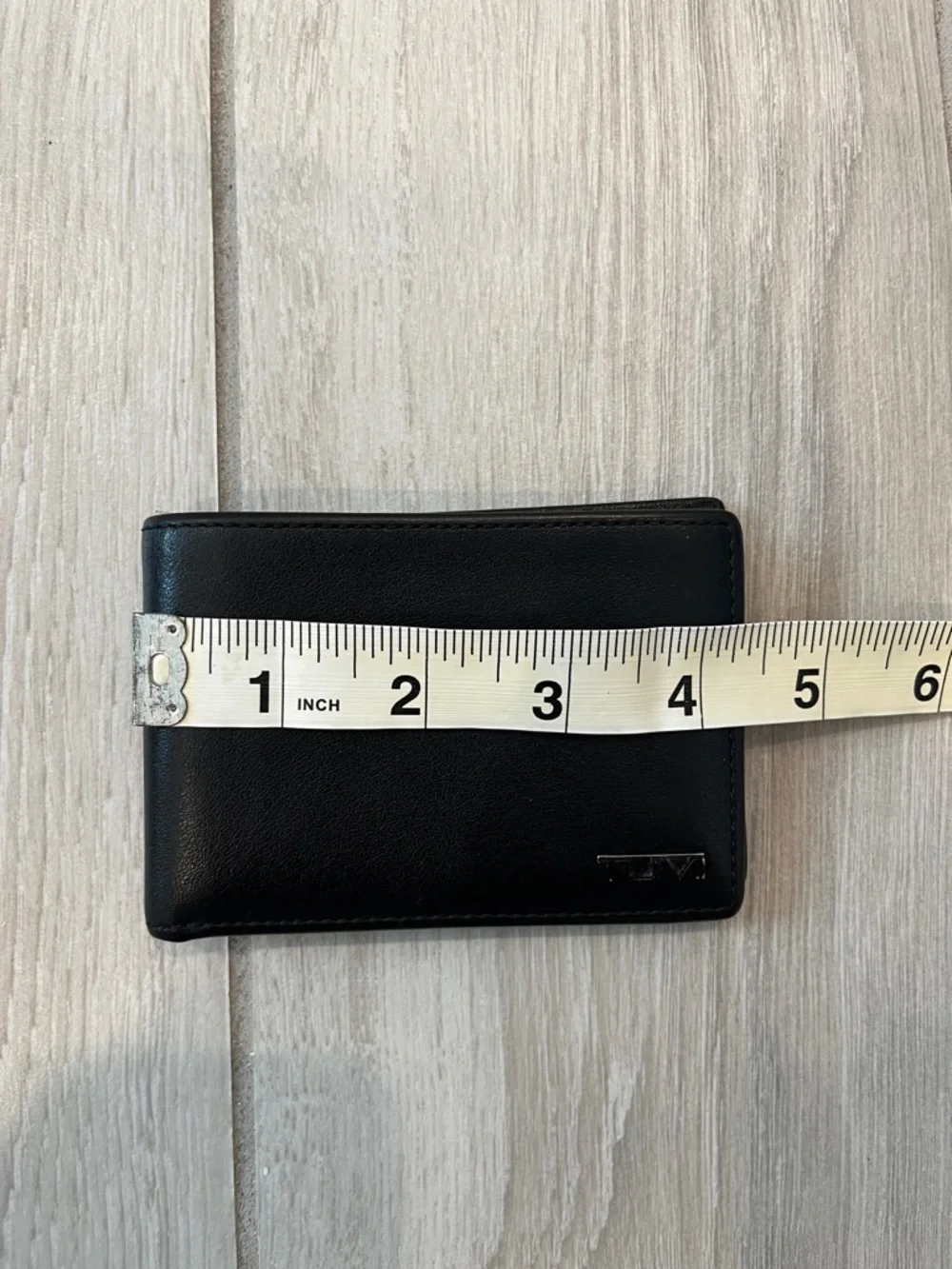 Tumi Black Leather Card Holder